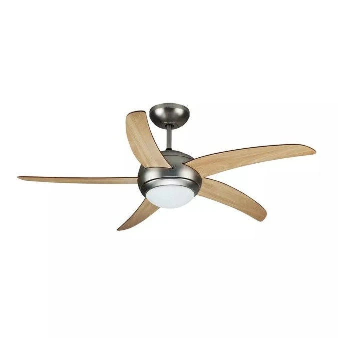 Lampa sufitowa LED z wentylatorem 60W 2xE27 5 Ramiona Pilot 7916