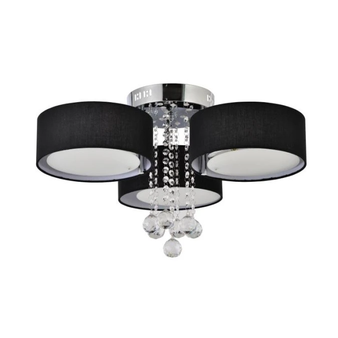 Lampa sufitowa GAMBELA 3 czarna LP‑991/3C BK Light Prestige