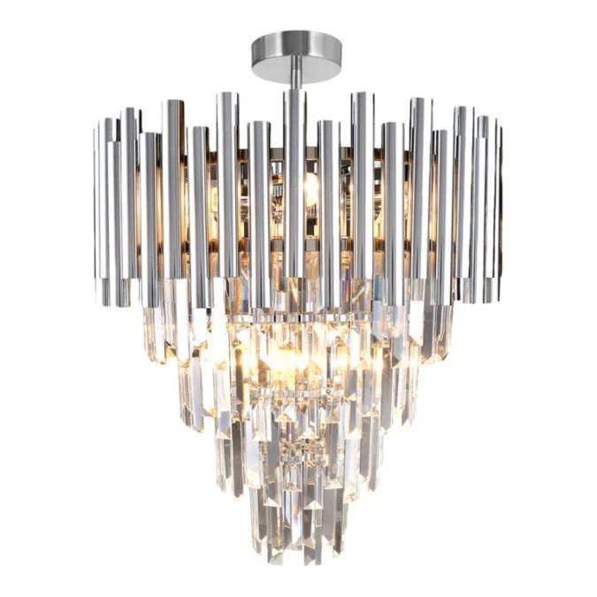 Lampa sufitowa MADISON CHROME 9xE14 ML8805 Milagro