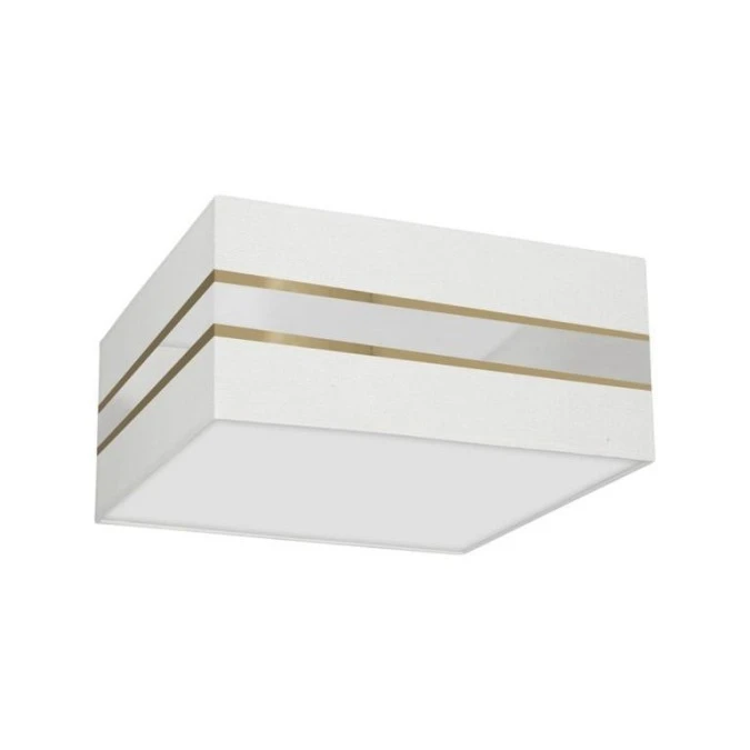 Lampa sufitowa Kwadrat ULTIMO WHITE 2xE27 40cm MLP7347 Milagro