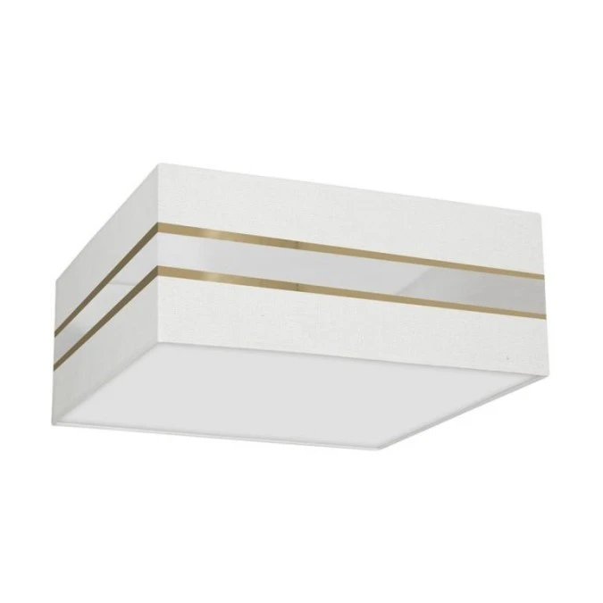 Lampa sufitowa Kwadrat ULTIMO WHITE 3xE27 50cm MLP7348 Milagro