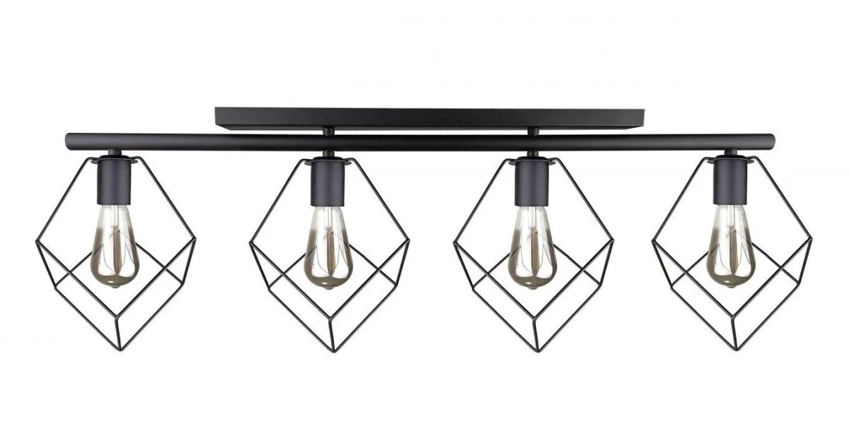 Lampa sufitowa nowoczesna 4xE27 ARNICA BLACK