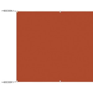 Markiza Pionowa Terakota Żagiel Ogrodowy Zadaszenie Na Ogród 100×1200 cm 948101