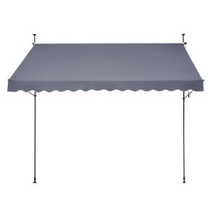 Markiza Tarasowa 350 x 120 cm z Korbką Ręczną 942094 Markiza Tarasowa 350 x 120 cm z Korbką Ręczną 942094
