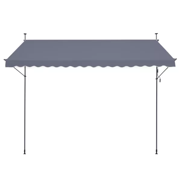 Markiza Tarasowa 400 x 120 cm z Korbką Ręczną 942095