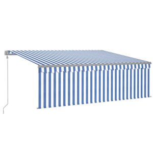 Markiza Tarasowa Balkonowa Automatycznie Zwijana LED Czujnik Wiatru 4,5×3 m 934356 Markiza Tarasowa Balkonowa Automatycznie Zwijana LED Czujnik Wiatru 4,5×3 m 934356