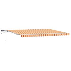 Markiza Tarasowa Balkonowa Ogrodowa Zwijana Zadaszenie LED 500 × 350 cm 948359 Markiza Tarasowa Balkonowa Ogrodowa Zwijana Zadaszenie LED 500 × 350 cm 948359