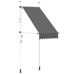 Markiza Tarasowa Balkonowa Ręcznie Zwijana Roleta Zadaszenie 100 cm 948375 Markiza Tarasowa Balkonowa Ręcznie Zwijana Roleta Zadaszenie 100 cm 948375