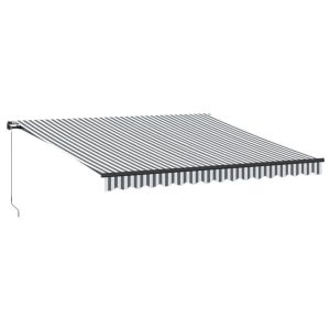 Markiza Tarasowa Balkonowa Ręcznie Zwijana Roleta Zadaszenie 400×350 cm 948737 Markiza Tarasowa Balkonowa Ręcznie Zwijana Roleta Zadaszenie 400×350 cm 948737