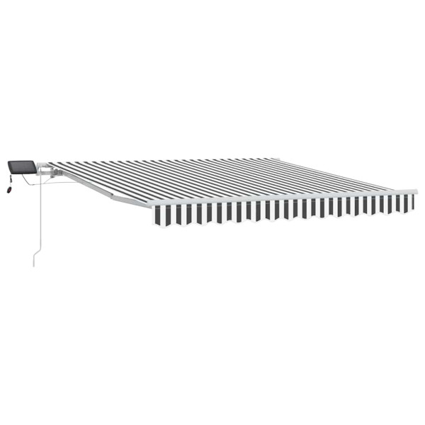 Markiza Tarasowa Balkonowa Ręcznie Zwijana Roleta Zadaszenie LED 300x250 cm 948422