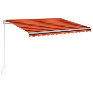 Markiza Tarasowa Balkonowa Ręcznie Zwijana Roleta Zadaszenie LED 300×250 cm 948527 Markiza Tarasowa Balkonowa Ręcznie Zwijana Roleta Zadaszenie LED 300×250 cm 948527