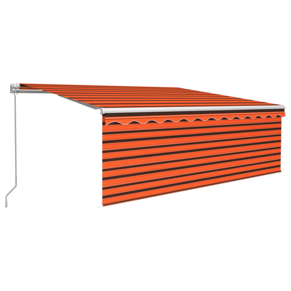 Markiza Tarasowa Balkonowa Ręcznie Zwijana Roleta Zadaszenie LED 4,5x3 m 948570