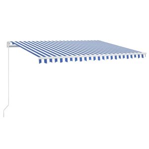 Markiza Tarasowa Balkonowa Ręcznie Zwijana Roleta Zadaszenie LED 400 x 300 948508 Markiza Tarasowa Balkonowa Ręcznie Zwijana Roleta Zadaszenie LED 400 x 300 948508