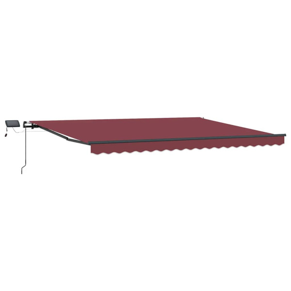Markiza Tarasowa Balkonowa Ręcznie Zwijana Roleta Zadaszenie LED 400x300 cm 935256