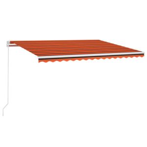 Markiza Tarasowa Balkonowa Ręcznie Zwijana Roleta Zadaszenie LED 400×300 cm 948232 Markiza Tarasowa Balkonowa Ręcznie Zwijana Roleta Zadaszenie LED 400×300 cm 948232