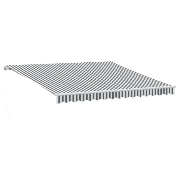 Markiza Tarasowa Balkonowa Ręcznie Zwijana Roleta Zadaszenie LED 400x350 cm 948414