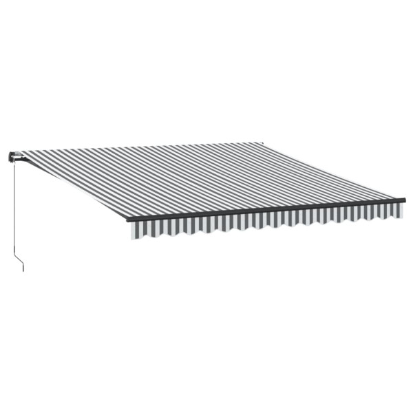 Markiza Tarasowa Balkonowa Ręcznie Zwijana Roleta Zadaszenie LED 400x350 cm 935108