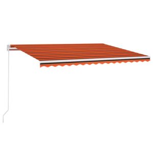 Markiza Tarasowa Balkonowa Ręcznie Zwijana Roleta Zadaszenie LED 450×300 cm 948600 Markiza Tarasowa Balkonowa Ręcznie Zwijana Roleta Zadaszenie LED 450×300 cm 948600