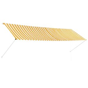 Markiza Tarasowa Balkonowa Ręcznie Zwijana Zadaszenie 400 x 150 cm 934095 Markiza Tarasowa Balkonowa Ręcznie Zwijana Zadaszenie 400 x 150 cm 934095