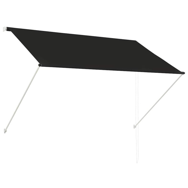 Markiza Tarasowa Balkonowa Ręcznie Zwijana Zadaszenie Antracyt 200x150 cm 934094