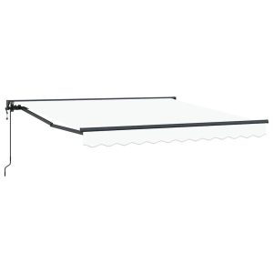 Markiza Tarasowa Balkonowa Zwijana Zadaszenie Biała 300 x 250 cm 947266 Markiza Tarasowa Balkonowa Zwijana Zadaszenie Biała 300 x 250 cm 947266