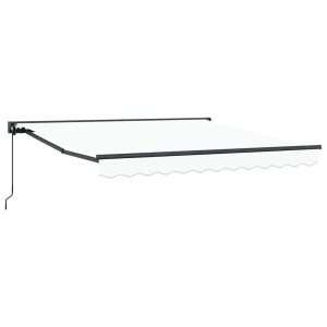 Markiza Tarasowa Balkonowa Zwijana Zadaszenie Biała 350 x 250 cm 947344