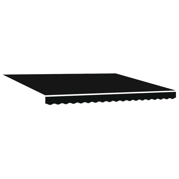Markiza Tarasowa Balkonowa Zwijana Zadaszenie Czarna LED 400×300 cm 948726
