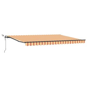 Markiza Tarasowa Balkonowa Zwijana Zadaszenie Na Ogród 450 × 350 cm 948425