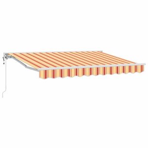 Markiza Tarasowa Balkonowa Zwijana Zadaszenie Wielokolorowa 350 x 200 cm 947725