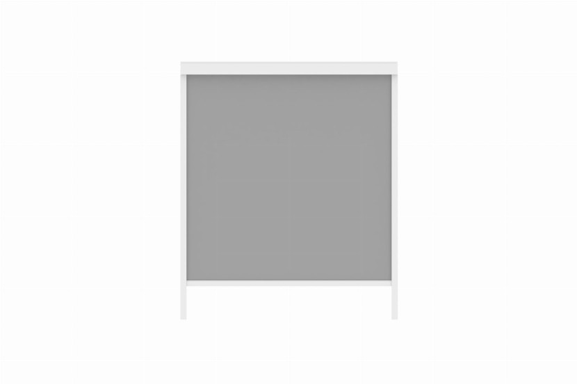 Markiza tarasowa, ścianka boczna do pergoli 3m biała, aluminiowa 1037821