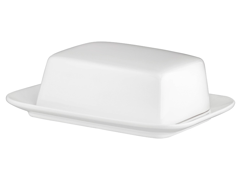 Maselnica porcelanowa Fala biała 38514