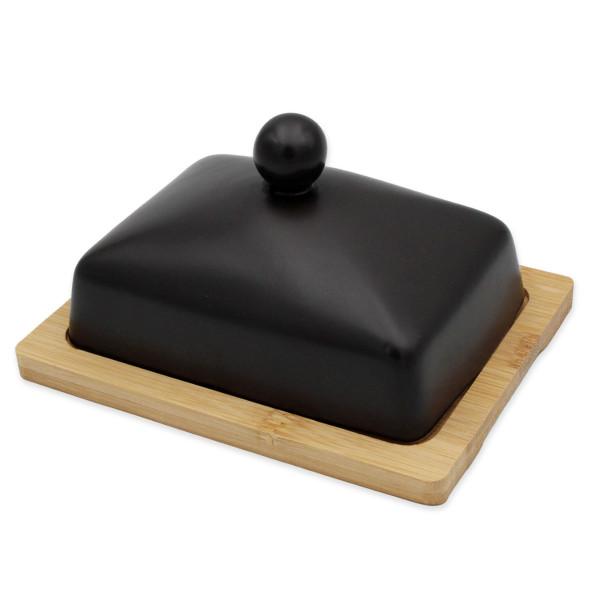 Maselniczka ceramiczna z bambusową podstawką BRUNBESTE 657155