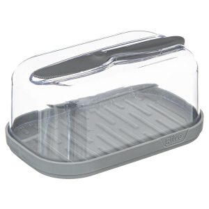 Maselniczka plastikowa z nożykiem do masła 85138 Maselniczka plastikowa z nożykiem do masła 85138