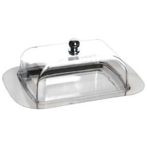 Maselniczka stalowa 18x12x8 cm 177891 Maselniczka stalowa 18x12x8 cm 177891