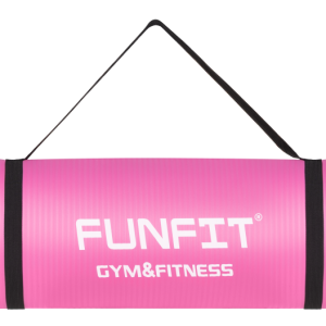 Mata do ćwiczeń jogi fitness różowa 183×61 cm materac do pilates FUNFIT 959064 Mata do ćwiczeń jogi fitness różowa 183×61 cm materac do pilates FUNFIT 959064