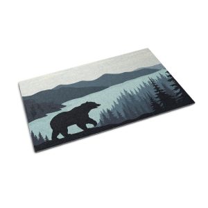 Mata do przedpokoju 150×100 Niedźwiedź Las góry natura Tulup 1022700 Mata do przedpokoju 150×100 Niedźwiedź Las góry natura Tulup 1022700