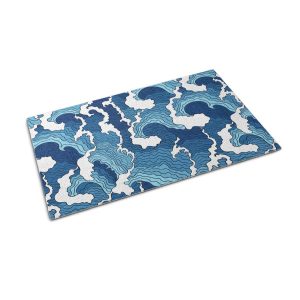 Mata do przedpokoju 60×40 Fale Japońskie styl orientalny Tulup 1024365 Mata do przedpokoju 60×40 Fale Japońskie styl orientalny Tulup 1024365