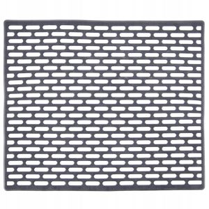 Mata do zlewu Vilde gumowa szara kratka 33×28 cm podkładka do zlewozmywaka 1067239