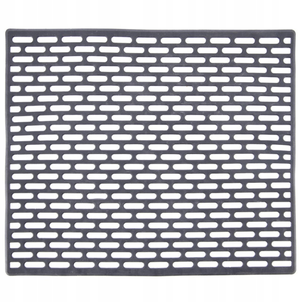 Mata do zlewu Vilde gumowa szara kratka 33x28 cm podkładka do zlewozmywaka 1067239