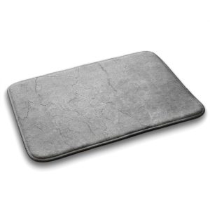 Mata Dywanik Łazienkowy Miękki Szary beton – 75×45 cm 182821 Mata Dywanik Łazienkowy Miękki Szary beton – 75×45 cm 182821