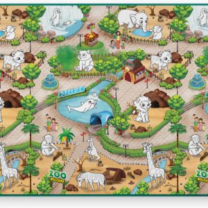 Mata edukacyjna piankowa dywan do malowania 200×120 cm zmywalna Ricokids 597669