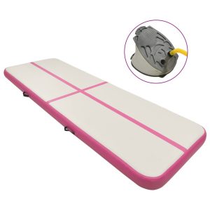 Mata gimnastyczna Różowe 300 x 100 x 20 cm PVC vidaXL 436967 Mata gimnastyczna Różowe 300 x 100 x 20 cm PVC vidaXL 436967