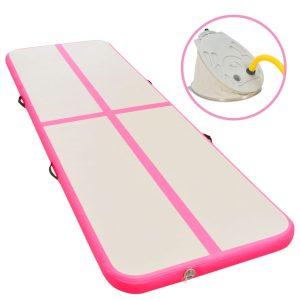 Mata gimnastyczna Różowe 500 x 100 x 10 cm PVC vidaXL 437022 Mata gimnastyczna Różowe 500 x 100 x 10 cm PVC vidaXL 437022