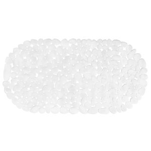 Mata łazienkowa antypoślizgowa 66×34 cm biała do wanny PVC 305055 Mata łazienkowa antypoślizgowa 66×34 cm biała do wanny PVC 305055