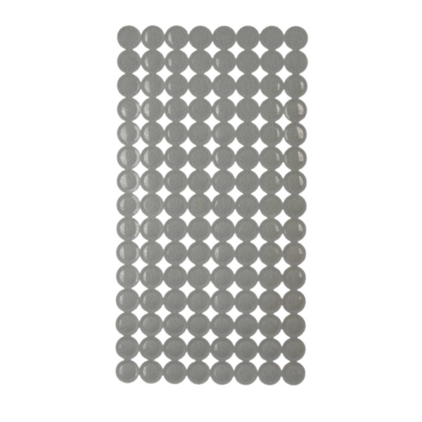 Mata łazienkowa antypoślizgowa plastikowa szara do wanny 68x36 cm 1032249