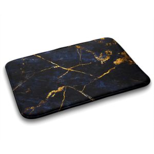 Mata Łazienkowa Dywanik Miękki Granatowy marmur – 90×60 cm 184331 Mata Łazienkowa Dywanik Miękki Granatowy marmur – 90×60 cm 184331
