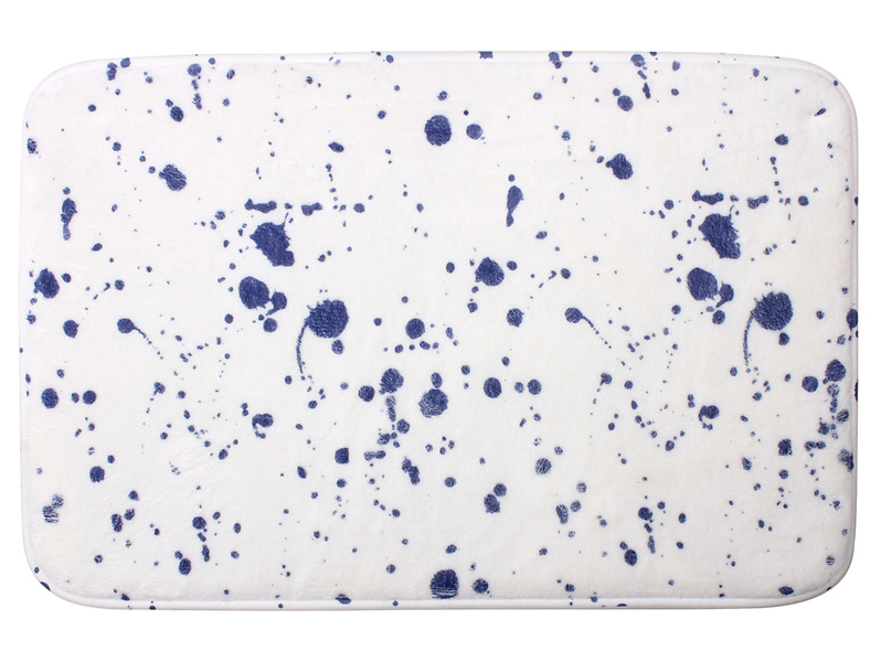 Mata łazienkowa Enamel 40x60 cm biała 49857