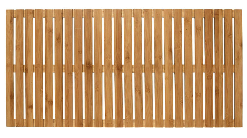 Mata łazienkowa, podest z drewna bambusowego BAMBUSA, 100 x 50 cm, WENKO 447829
