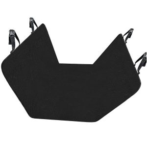 Mata na fotel samochodowy 147×137 cm pokrowiec czarny 371478 Mata na fotel samochodowy 147×137 cm pokrowiec czarny 371478