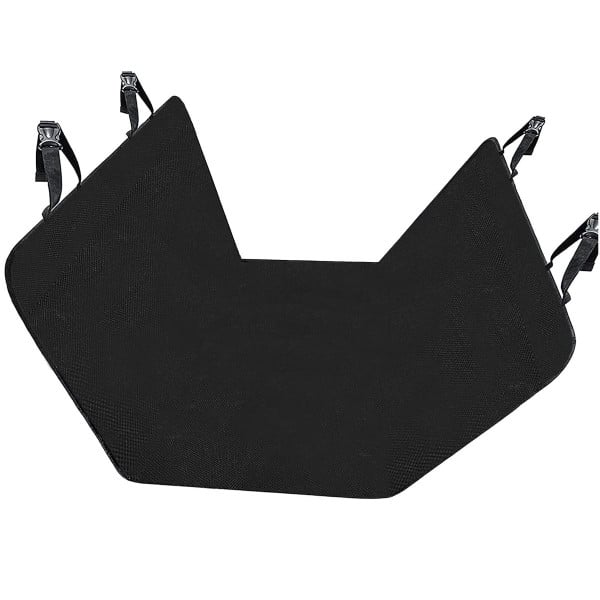 Mata na fotel samochodowy 147x137 cm pokrowiec czarny 371478
